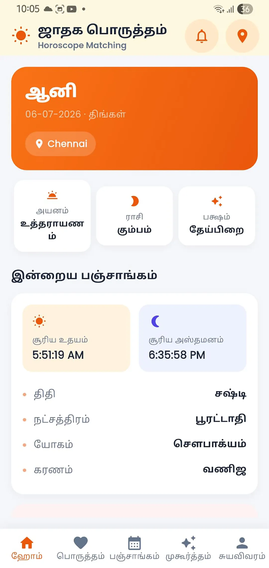 Jathaka Porutham gallery image
