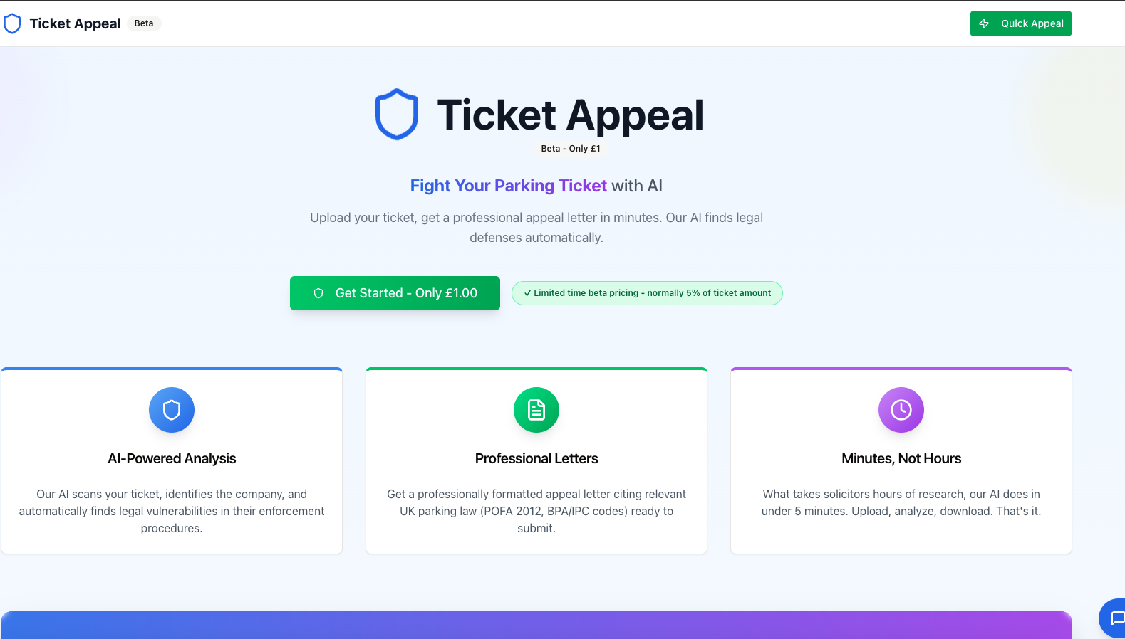 AI Powered PCN Appeals