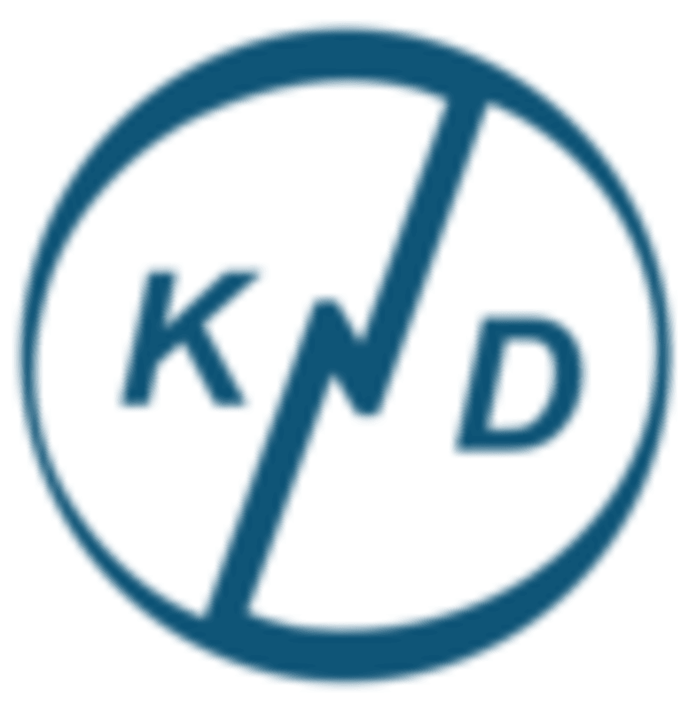 KND Steel : EN8, EN9, Carbon Steel - Product Hunt launch logo and brand identity