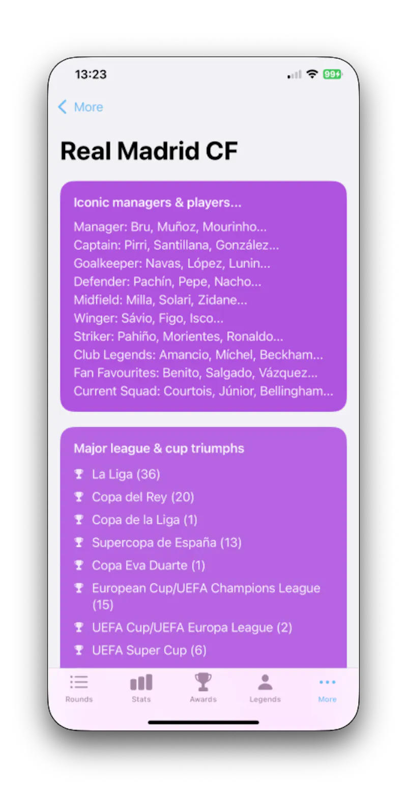 Football Quiz Soccer Legends screenshot 6
