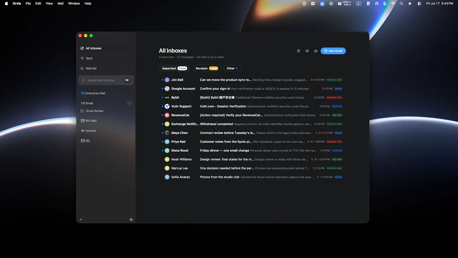 Orvia Mail screenshot 4