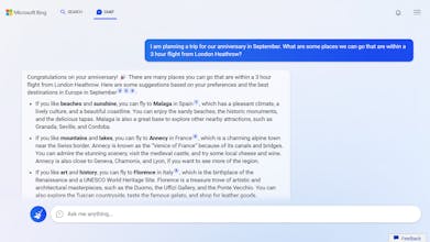 Microsoft Bing AI gallery image