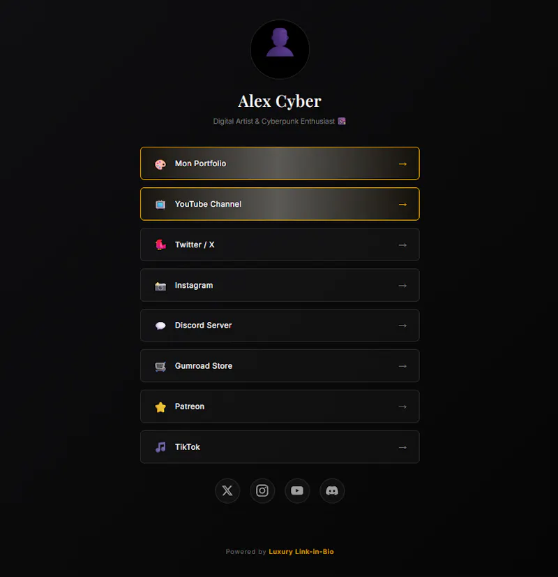 Self-hosted Linktree alternative. screenshot 4