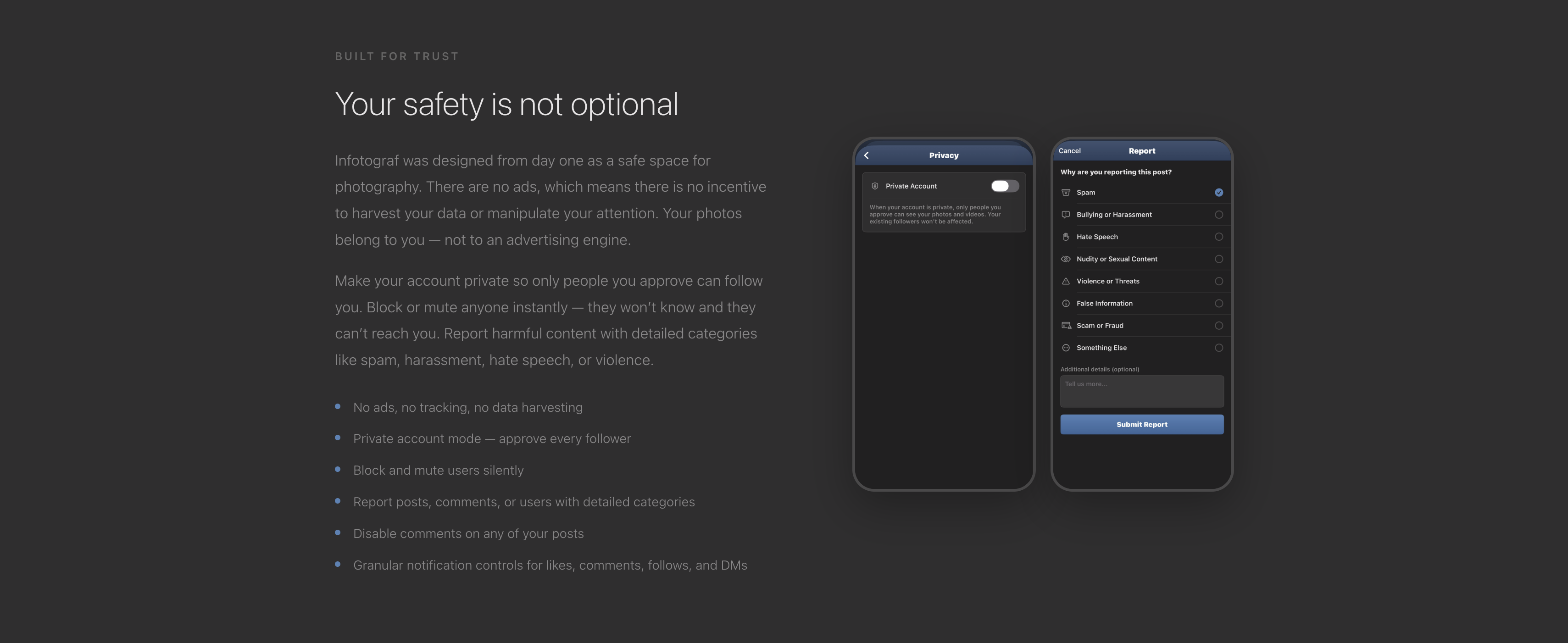 Infotograf — Safe, Simple Photo Sharing gallery image
