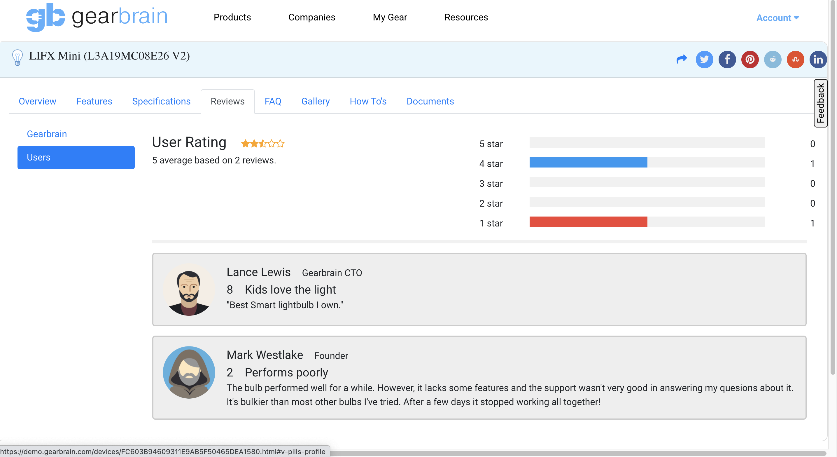 The GearBrain gallery image