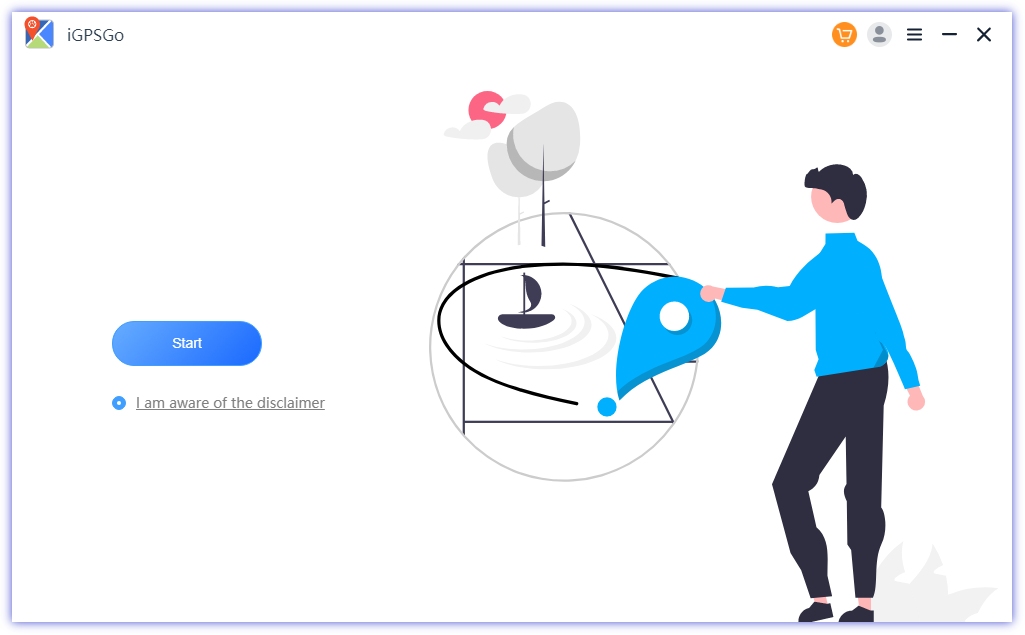 Mídia 2 de trocador de localização igpsgo