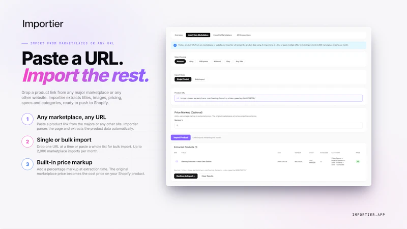 Importier: AI Product Import for Shopify screenshot 8