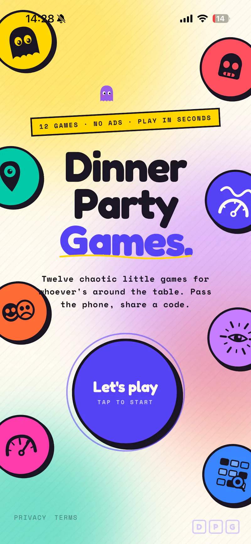 Dinner Party Games screenshot 1