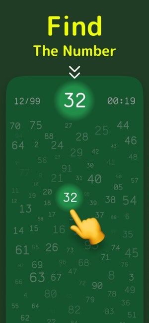 Find The Number - brain iOS game gallery image