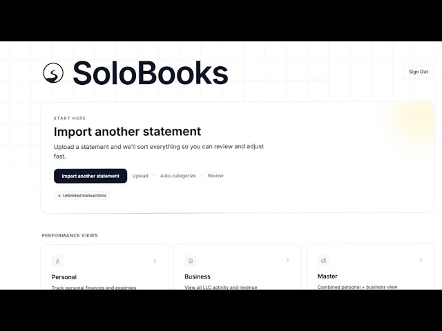 SoloBooks gallery image
