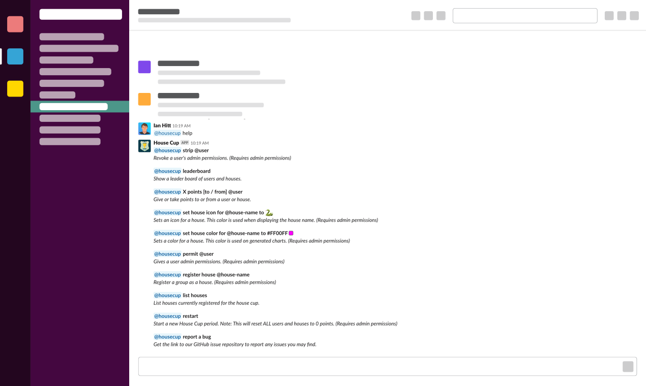 Harry Potter Slack and Discord House Cup gallery image