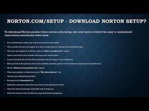 norton.com/setup media 1