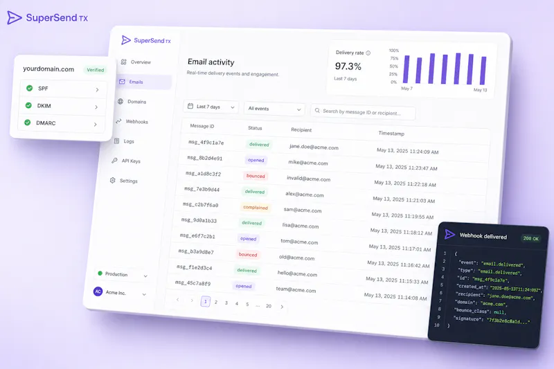 SuperSend TX screenshot 1