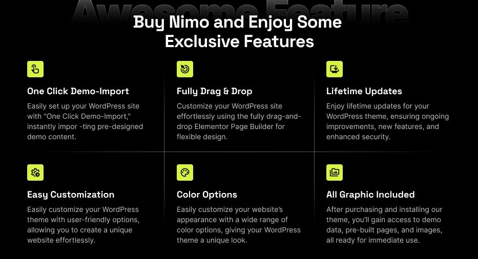 Digital Marketing Agency WordPress Theme - Screenshot 2 showing product features and functionality