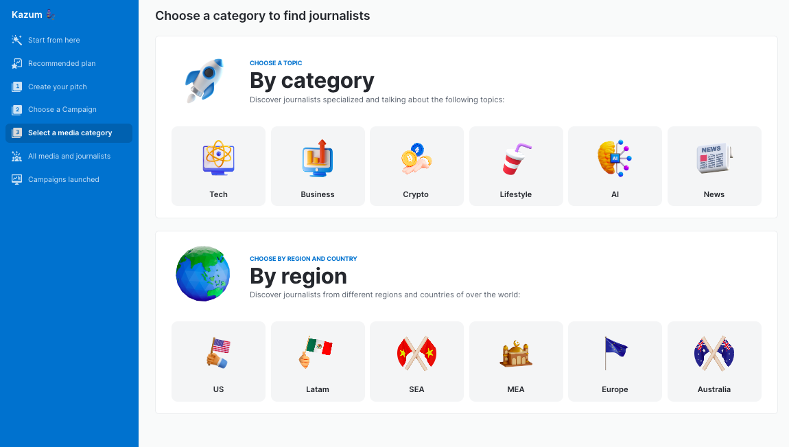 Kazum - Your AI PR assistant - Get your brand in front of thousands of journalists media 5