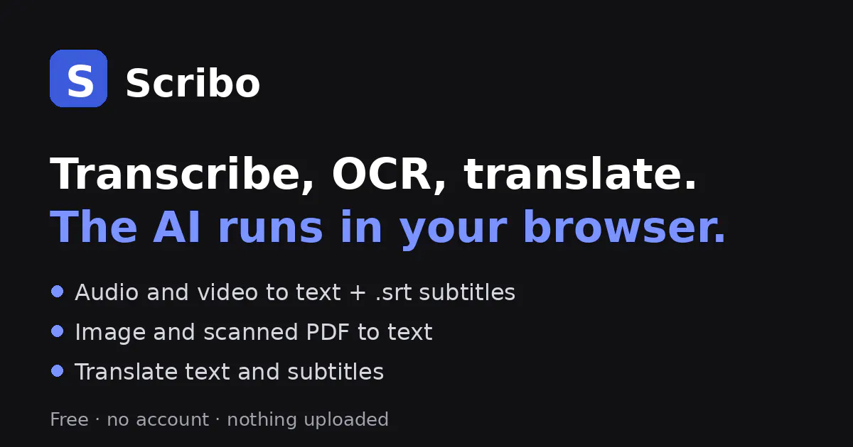 Scribo gallery image