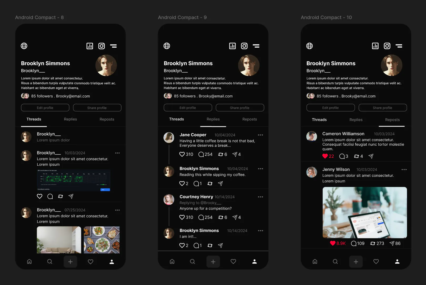 Threadsv: A UI/UX Redesign Concept  gallery image