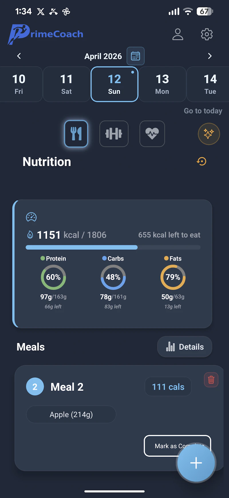 PrimeCoach screenshot 3