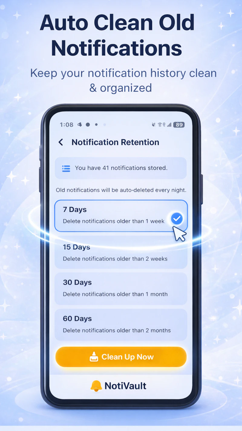 Noti Vault - Notification History App screenshot 6