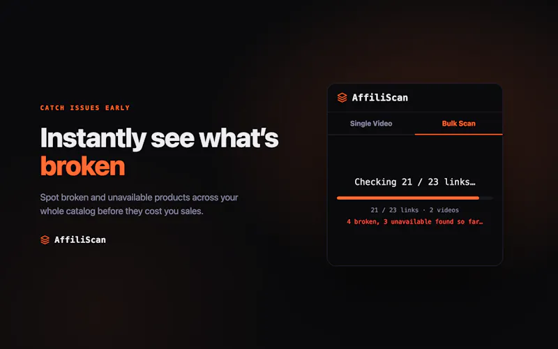 AffiliScan screenshot 4