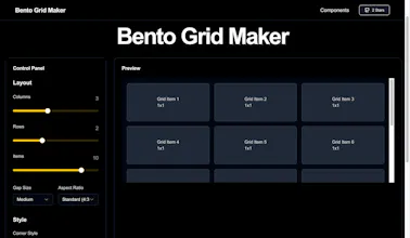 Bento Tailwind gallery image