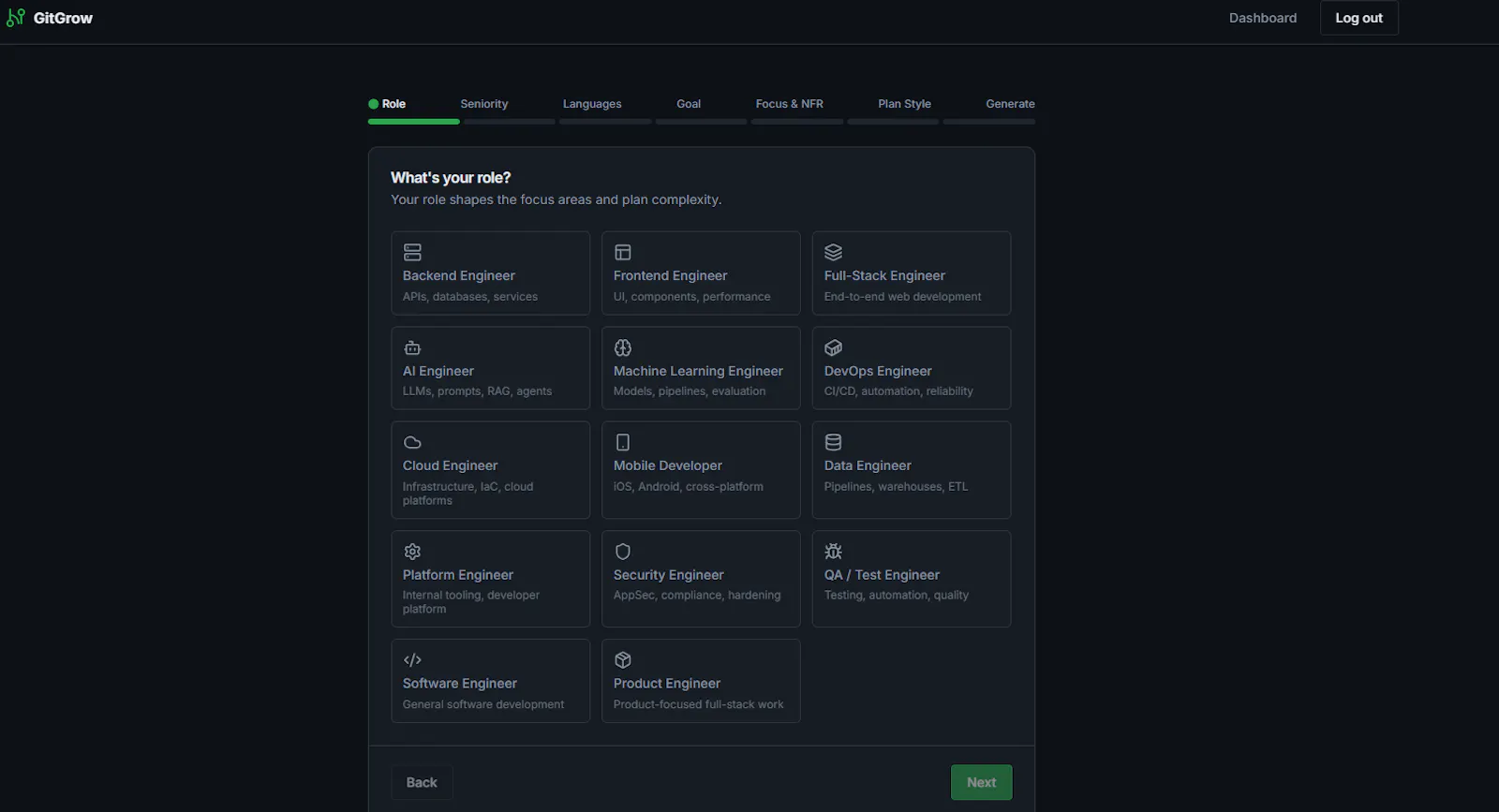 GitGrow screenshot 2