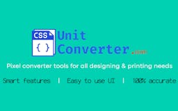 CSS Unit Converter media 1