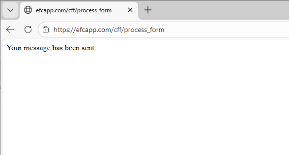 Contact Form Forwarder - Screenshot 3 showing product features and functionality