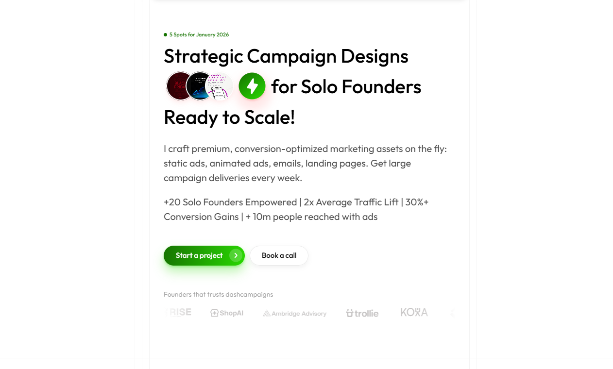 Dashcampaigns - Product Hunt launch logo