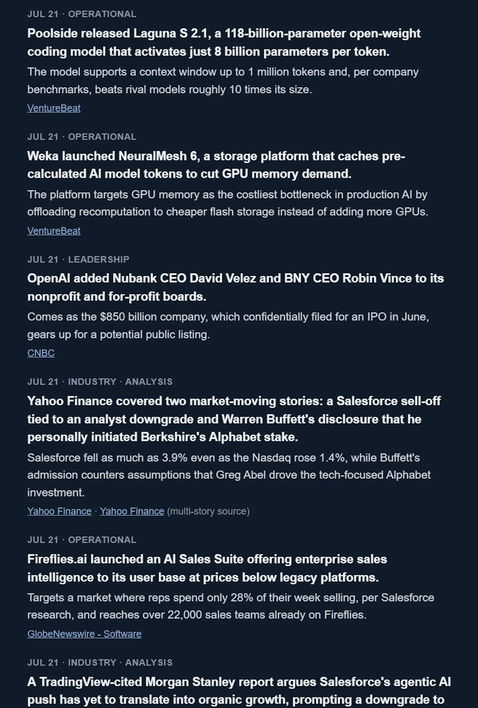 SectorBrief screenshot 6