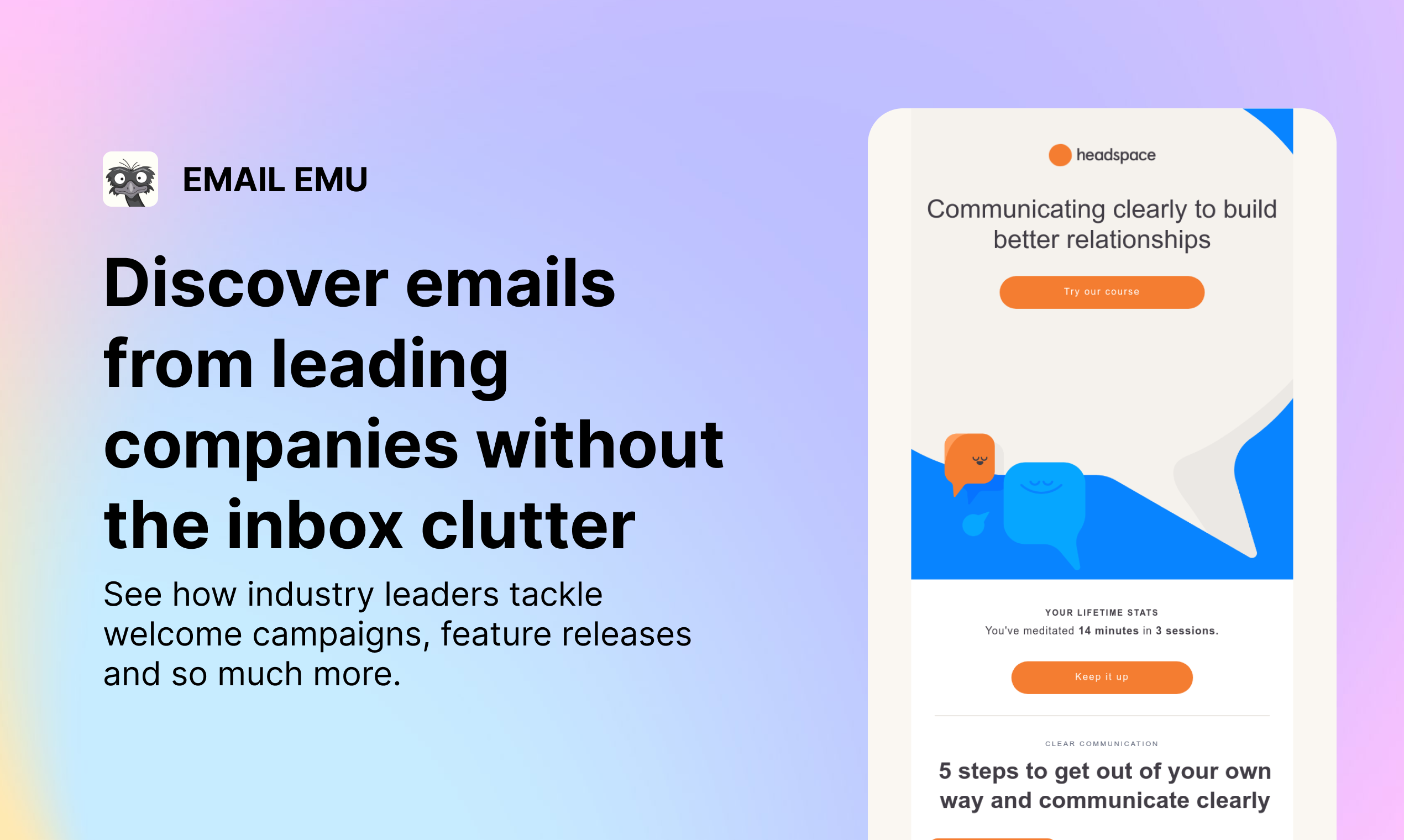 startuptile Email Emu-Industry leading emails without the inbox clutter