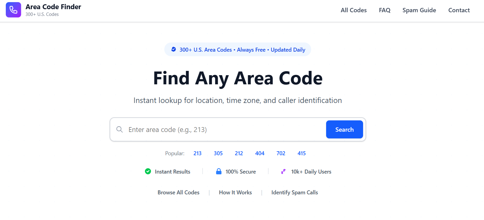 AllAreaCodes.cloud gallery image