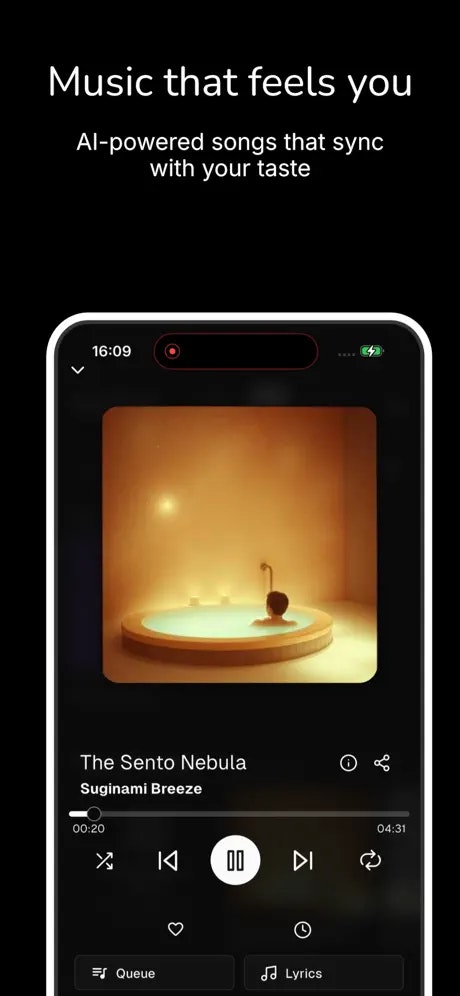 FLEER - AI Music - Screenshot 2 showing product features and functionality