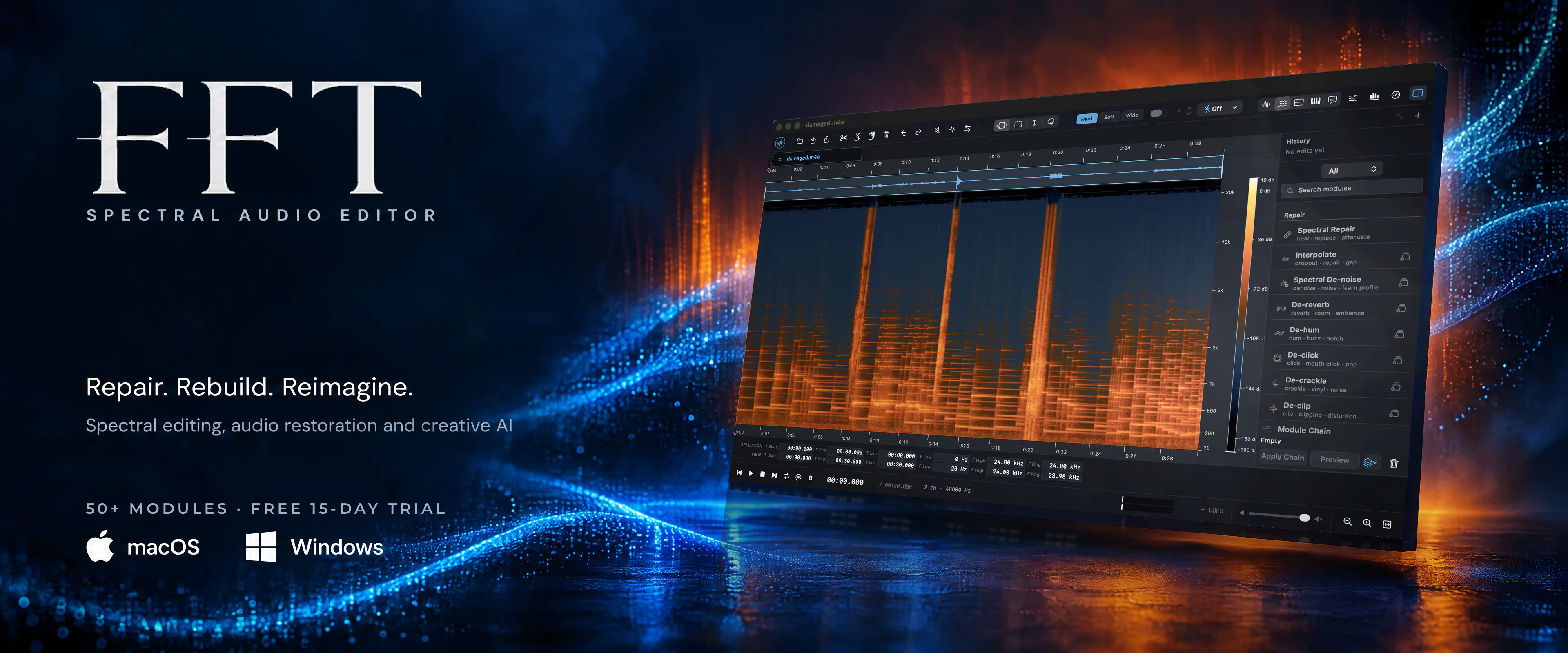 FluffyAudio FFT Spectral Audio Editor gallery image
