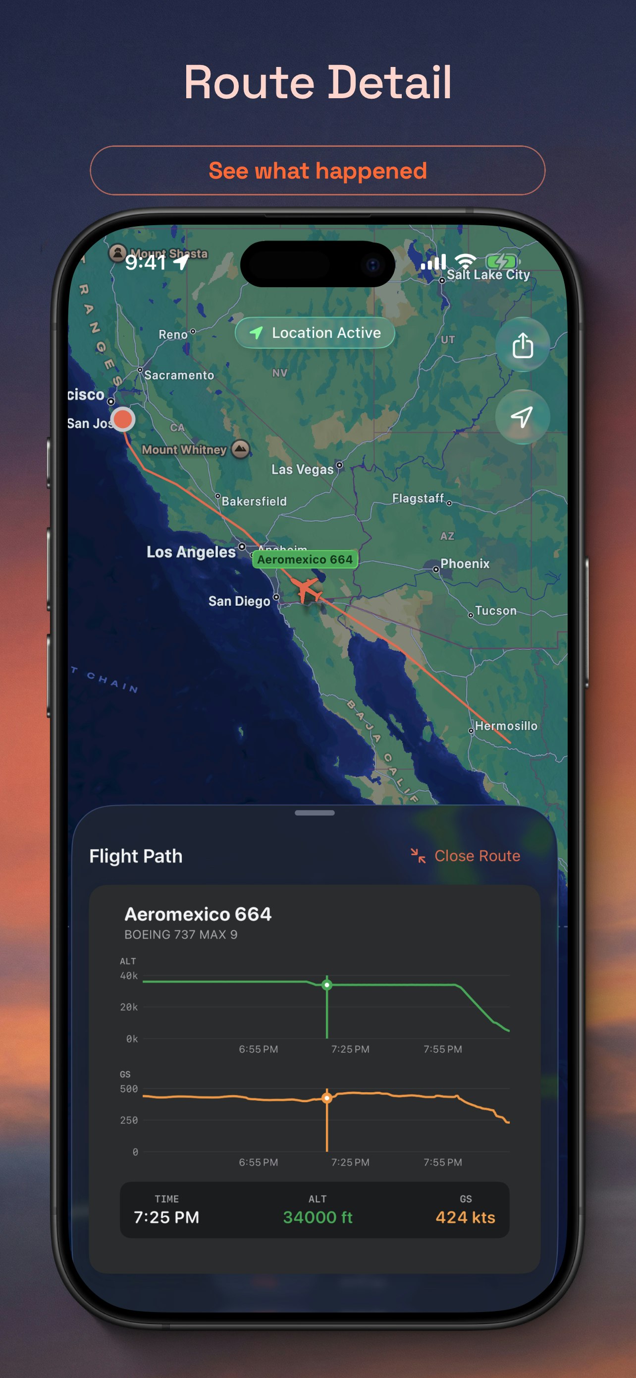 Flight Follower - Screenshot 3 showing product features and functionality