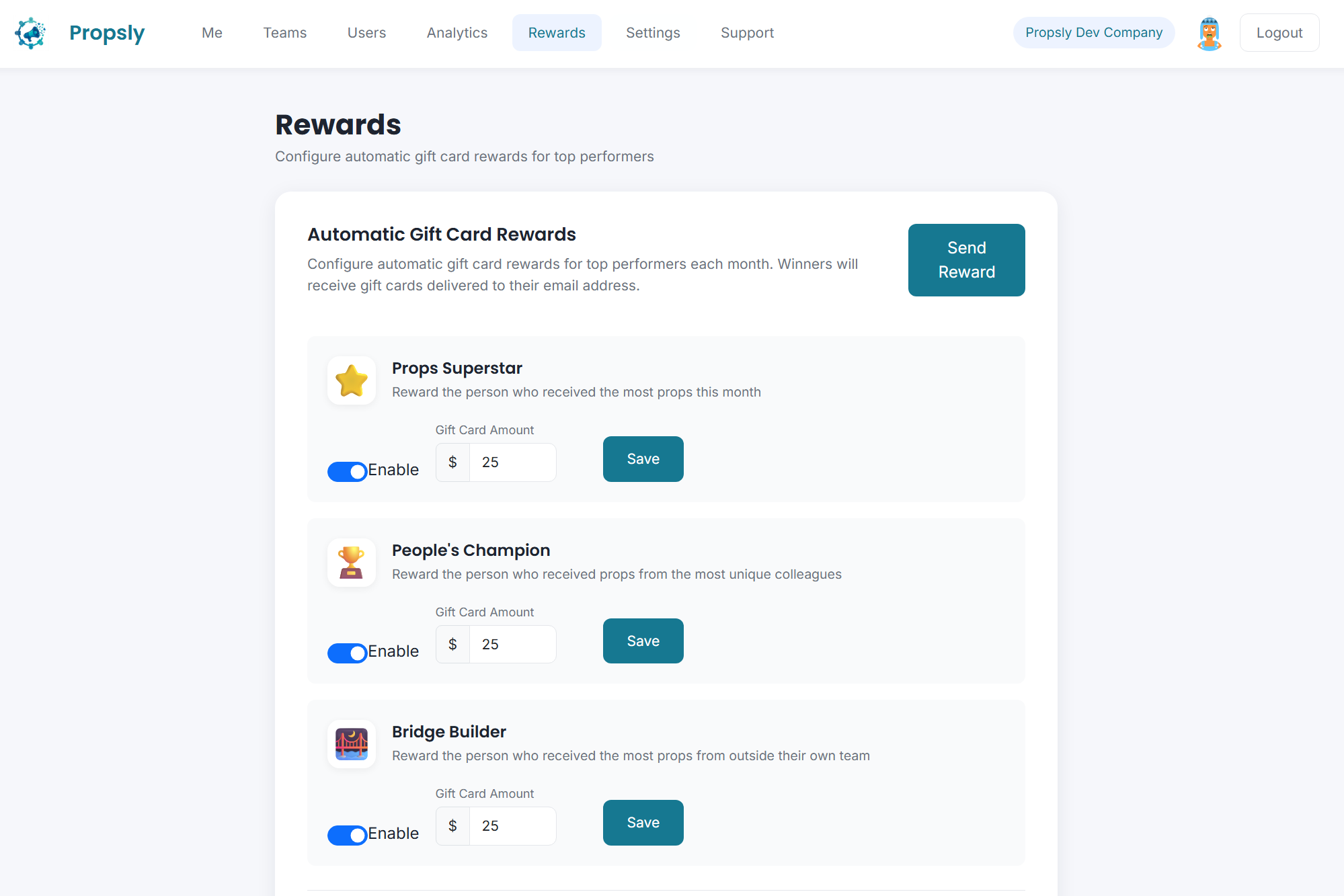 Propsly - Screenshot 5 showing product features and functionality