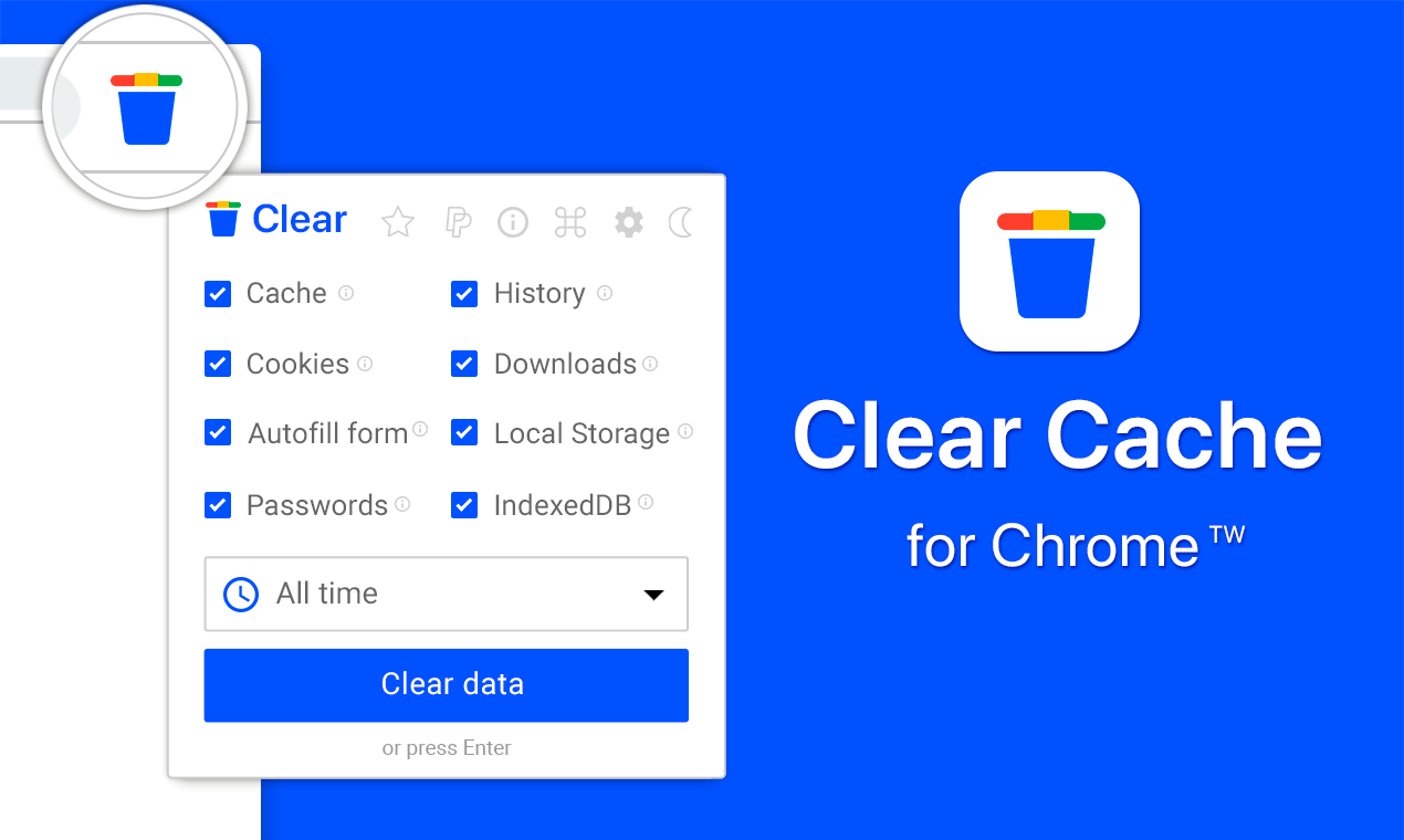 Clear Cache for Chrome Image