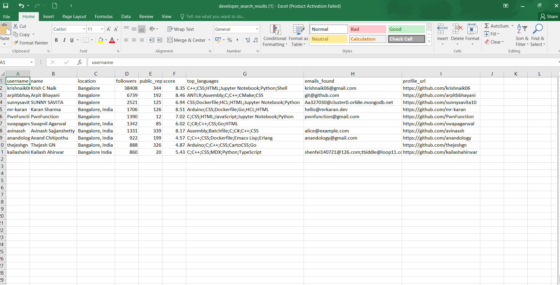 GitHub Recruiter Pro  gallery image