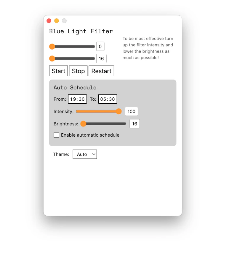 Strongest Blue Light Filter  screenshot 2
