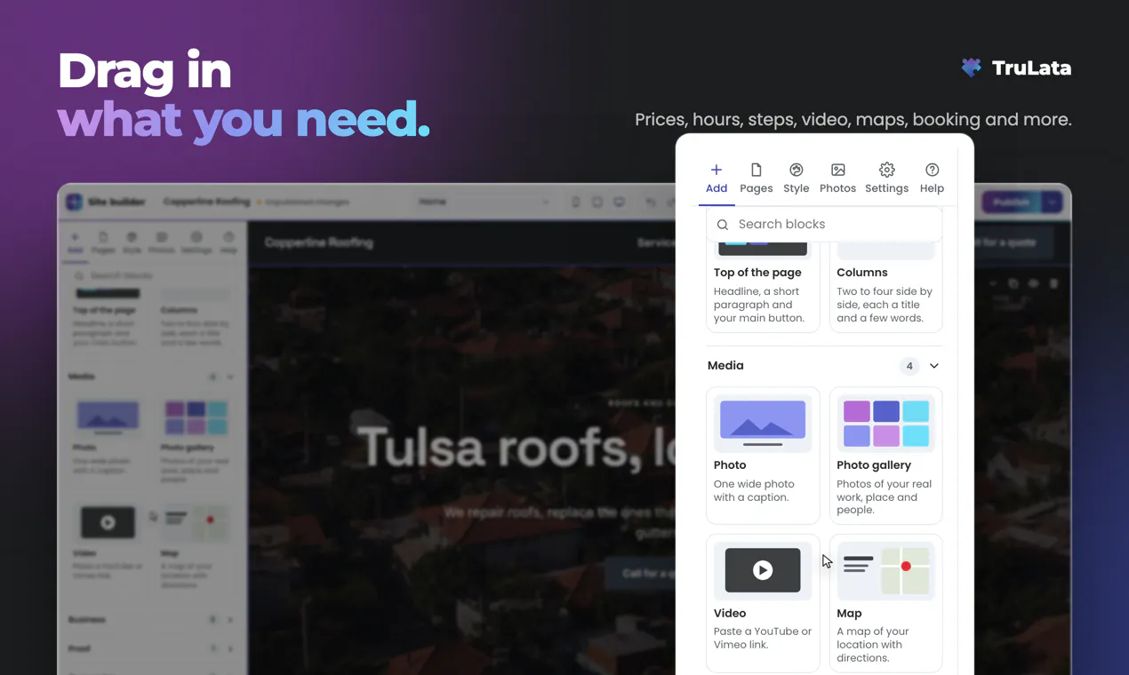 Website Builder by TruLata gallery image