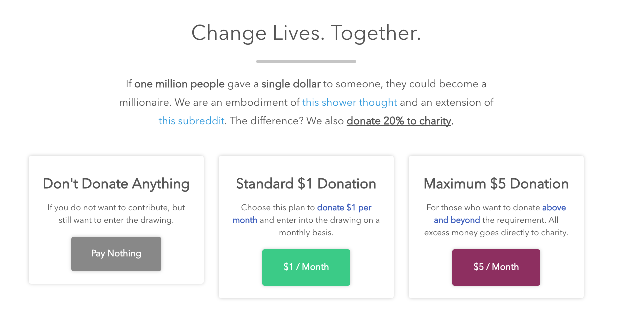 Monthly Million gallery image