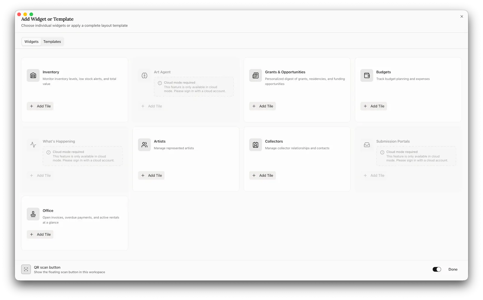 OPUS Studio management for artists screenshot 5