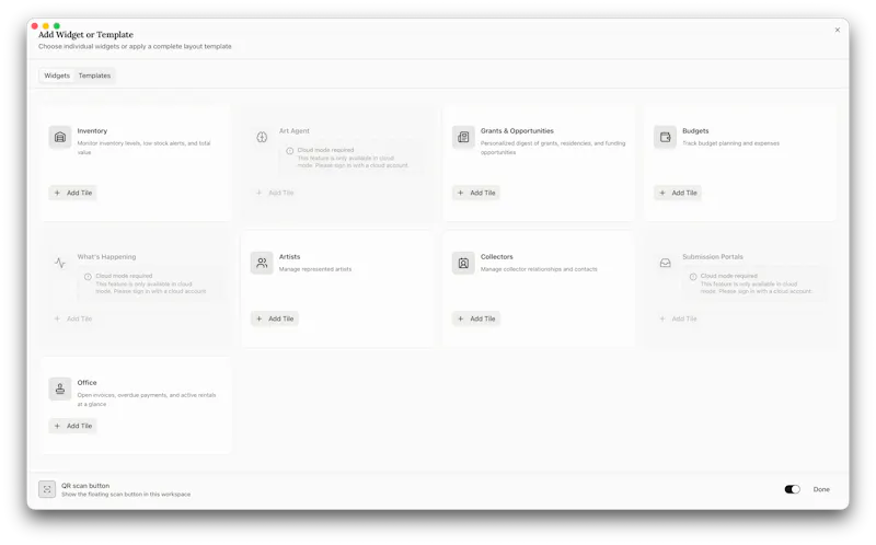 OPUS Studio management for artists screenshot 5