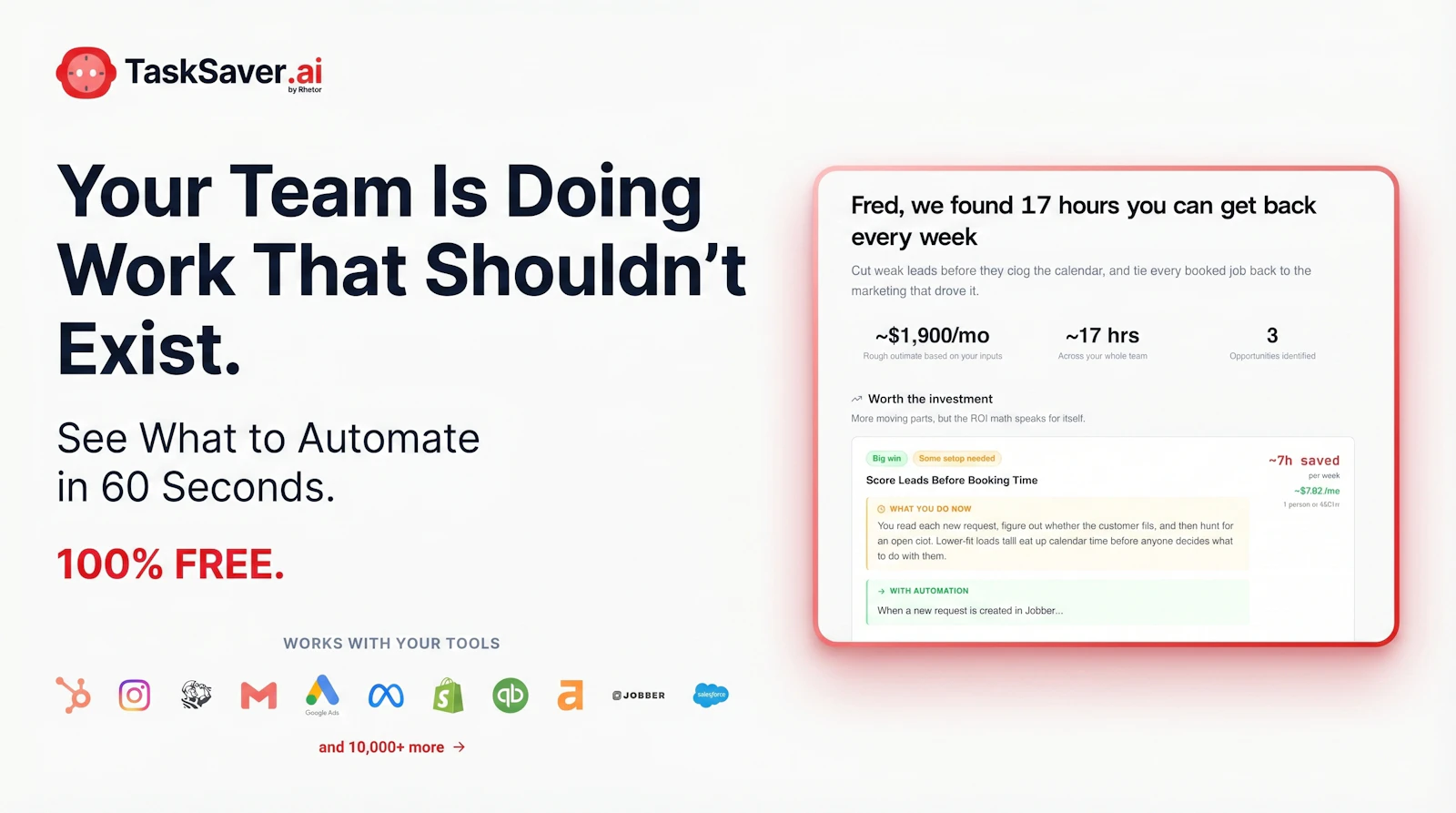 TaskSaver.ai screenshot 1