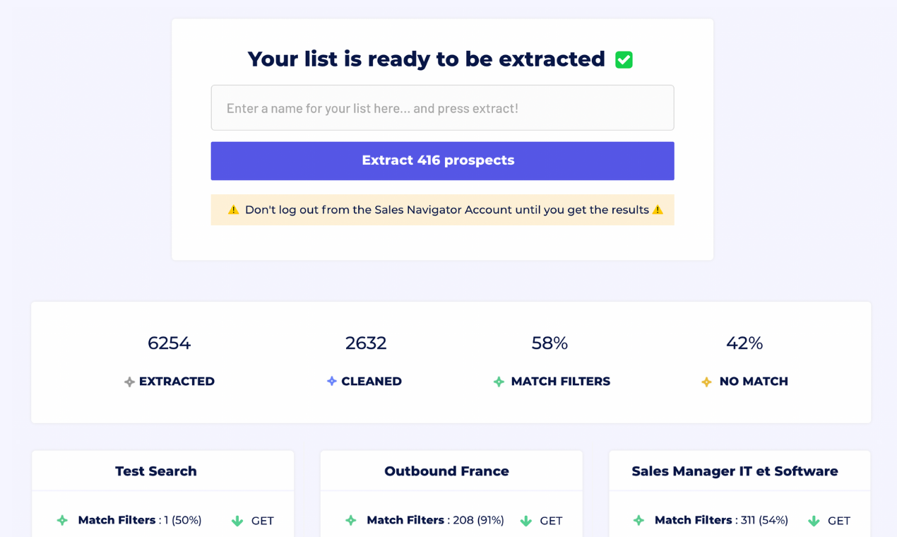 Evaboot - Smart Sales Navigator Scraper gallery image