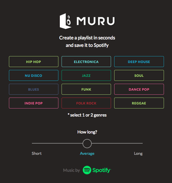 Muru Music Playlist Widget gallery image