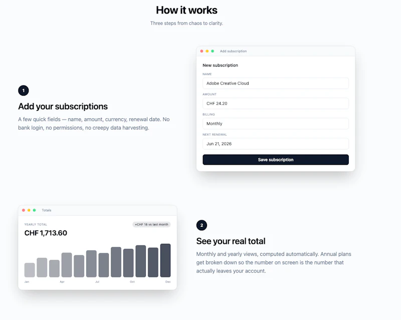 SubscriptionKeeper  screenshot 4