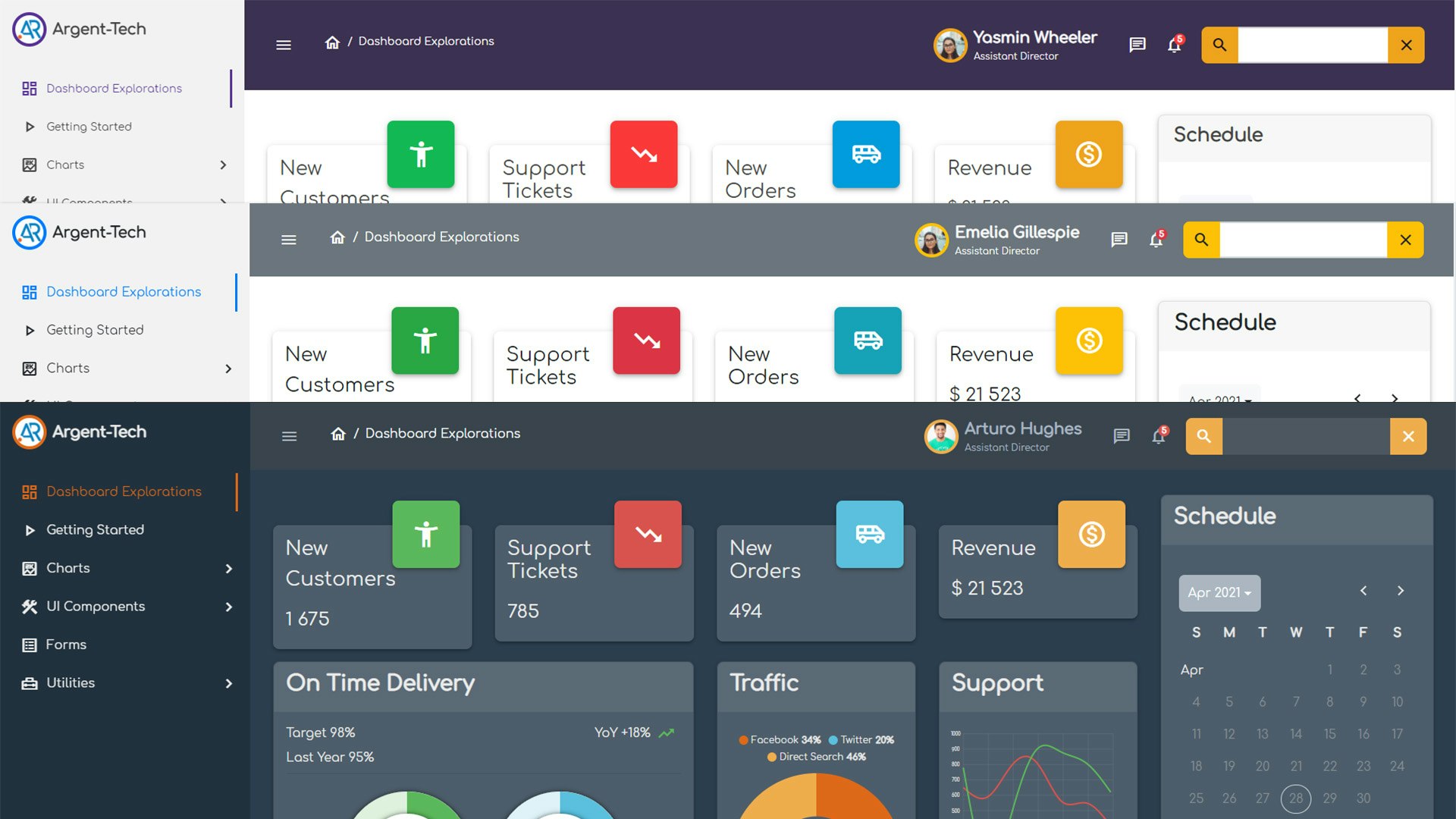 Argent-Tech - Blazor UI Framework gallery image