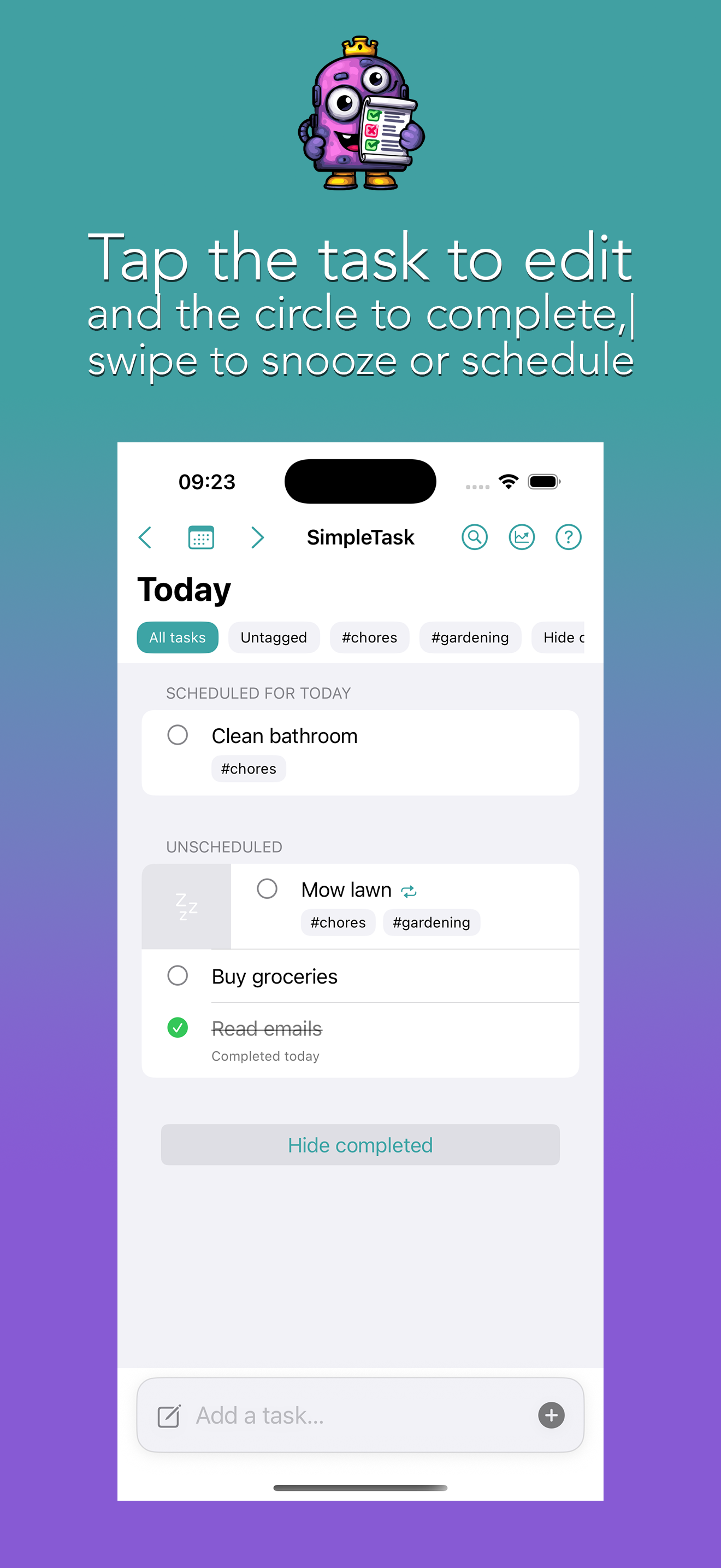 Média Simpletasque - Planificateur de tâches convivial au TDAH 4