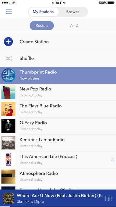 Pandora for Apple TV gallery image